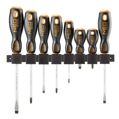 Imagen de NEO TOOLS 04 207 Kit de extractores pernos 8 8x150 mm, 6x125 5x100 6x38 PH2x125 PH1x100 PH0x75 PH2x38 mm