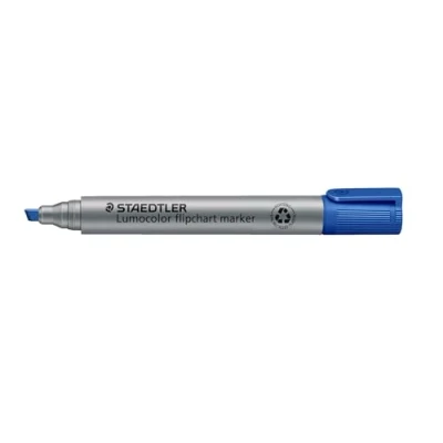 Imagen de Staedtler 356 B 3 Lumocolor Rotafolios Punta Cincel, 10 Unidades, 2 O 5 mm, Color Azul
