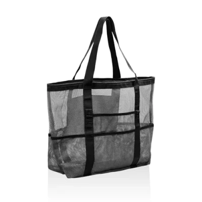 Imagen de ZGDEIWGF Bolsa De Playa 1 Pieza, Impermeable, Plegable, Malla Playa, Bolso Con Múltiples Bolsillos