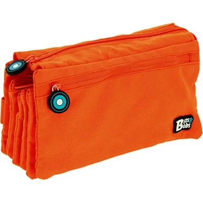 Imagen de Grafoplás 37543352 Estuche Portatodo Cuádruple Naranja, bits &amp; Bobs, 23 x 12 cm