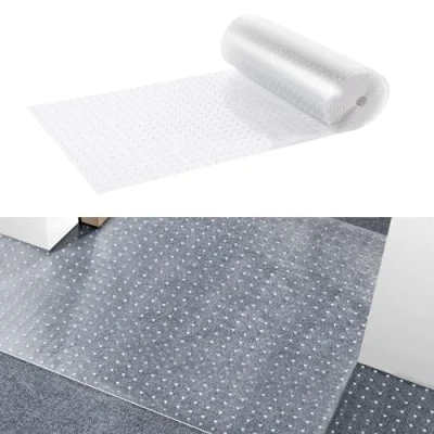 Imagen de VEVOR Protector de Alfombra para Mascotas, PVC a Prueba Arañazos, Alfombrilla Protectora Antideslizante Arañazos Gato, Tapón Plástico Fácil Cortar, 7620 x 610 5,46 mm, 47,9 m²