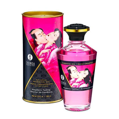 Imagen de Shunga Aceite Afrodisíaco Calentador Frambuesa 100 Ml