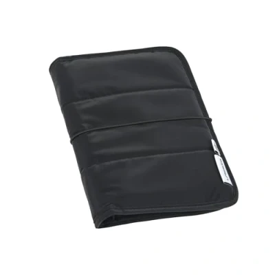 Imagen de LÄSSIG Bolsa de pañales para bebé con cambiador y compartimento toallitas húmedas, color negro