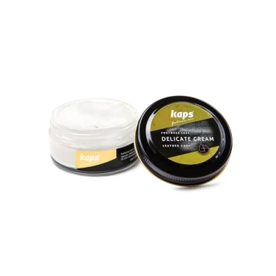 Imagen de Kaps Crema para El Cuidado del Calzado, Intensivo Y Nutritivo Cuero, Delicate, 70 Colores (100 incoloro)