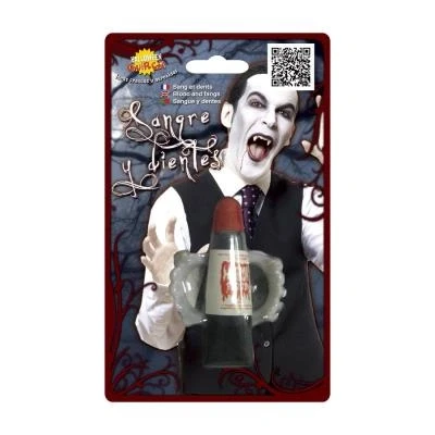 Imagen de Set de sangre y dientes Vampiro para Halloween