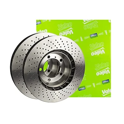 Imagen de VALEO 886194 Disco de freno Eje delantero 247 20,4 4 perforado/ventil. int. con tornillo PEUGEOT: 206 Hatchback, 306 106 II Hatchback