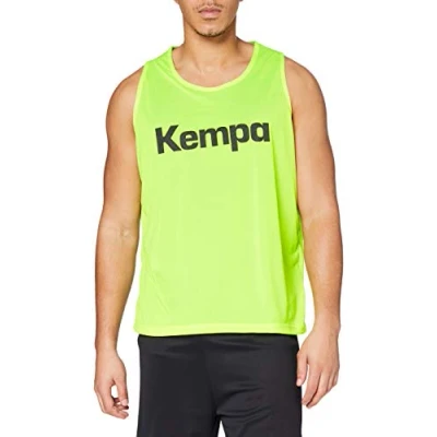 Imagen de Kempa Training Bib Peto Reversible de Entrenamiento, Hombre, Amarillo Fluor, XS/S