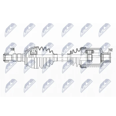 Imagen de Semi eje NTY NPW PL 115