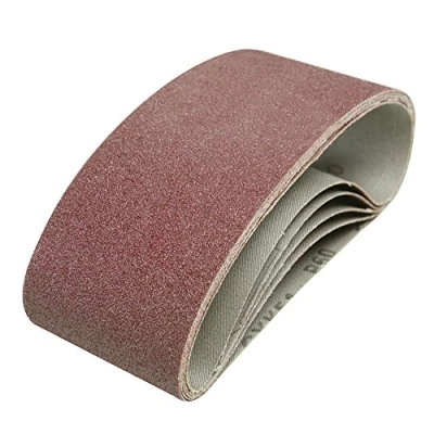 Imagen de Silverline Tools 185706 Bandas de lija 75 x 457 mm, 5 pzas Grano 60