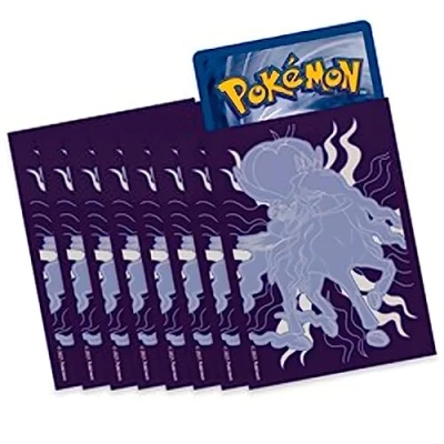 Imagen de Friki Monkey fundas de entrenamiento Elite para Pokémon (65 fundas), muestra tus cartas con las promocionales ETB, (Shadow Rider Calyrex)