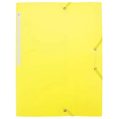 Imagen de Waytex Camisa elástica de 3 solapas Polypro 4,5/10e flexible y opaca A4 Amarillo