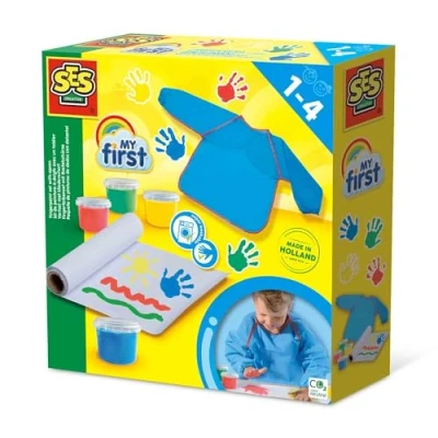 Imagen de SES Creative My First Mein erstes Fingerfarbenset mit Bastelschürze