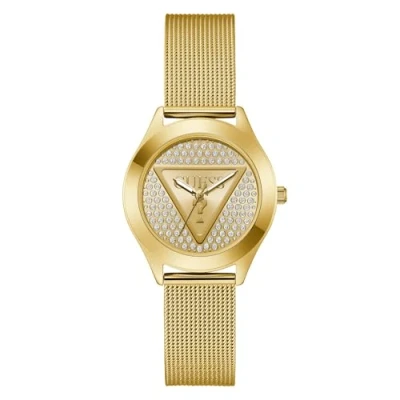 Imagen de Guess Glitz Plaque Reloj goldcoloured, Mujer, Talla: One Size, Gold coloured