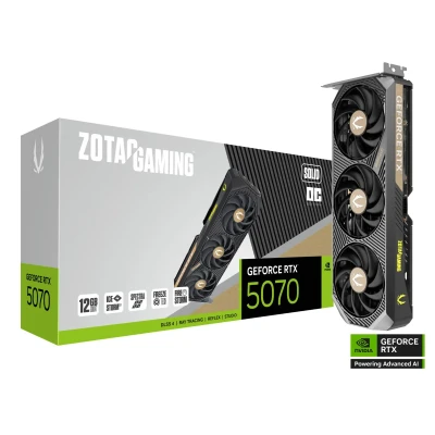 Imagen de Tarjeta Grafica Zotac GeForce 5070 SOLID OC 12GB