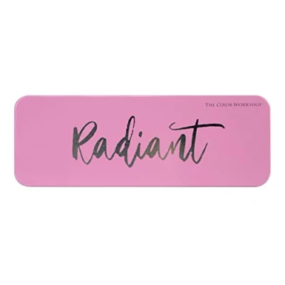 Imagen de Essentials Radiant Colorete, Rubor Paleta de Blush con 4 Colores, Colorete Mate y Perlado una Brocha Facial Set Maquillaje Profesional California Collection para Mujeres