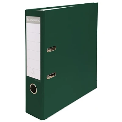 Imagen de Exacompta 918405B Archivador de palanca polipropileno, Verde, A4, 320x290 mm, 1 pieza