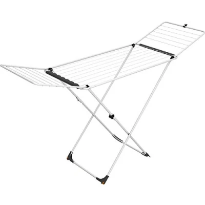 Imagen de Vileda Universal Tendedero X Legs de Acero con alas Plegables, 18 Metros Espacio tendido, Compacto y fácil Guardar, Dimensiones Abierto 180x55x93 cm, Color Blanco