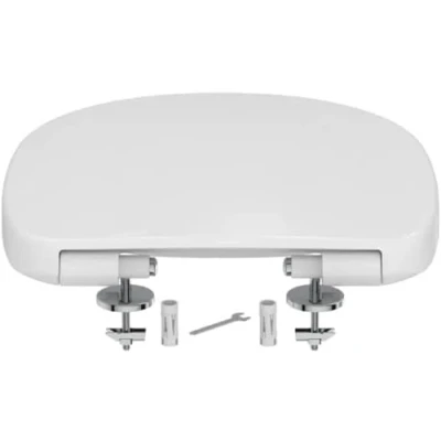 Imagen de Ideal Standard Juego de bisagras para asiento inodoro cierre lento serie Connect, EW00367, Neutro