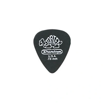 Imagen de JIM DUNLOP Púas Tortex Pitch Black 0,73mm Saco de 72