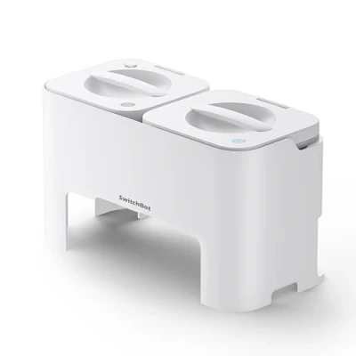 Imagen de SwitchBot Robot de limpieza suelos S10 conjunto tanque agua externo
