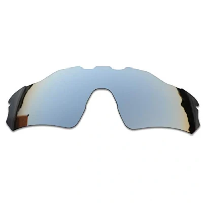Imagen de SOODASE Para Oakley Radar EV Path Gafas de sol Plata Lentes repuesto polarizadas