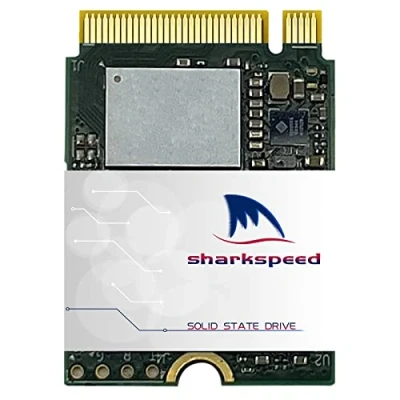 Imagen de S SHARKSPEED SSD 1TB M.2 2230 PCIe NVME Gen 3.0x4, Disco Duro sólido Interno SSD, Juego per Steam Deck Microsoft Surface pro7+/proX/laptop3/laptop4/laptop Go Notebook PC (1TB, PCIe)