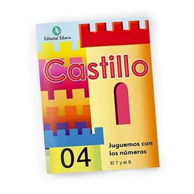 Imagen de Castillo Juguemos CON LOS números 04. el 7 y 8. Cuaderno de matemáticas. Educación infantil. (JUGUEMOS NUMEROS)