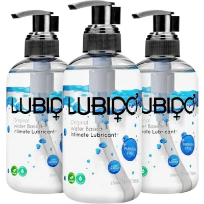 Imagen de Lubido Original lubricante íntimo a base de agua, libre parabenos 250ml (Pack of 3)