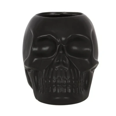 Imagen de Something Different Conjunto de baño Black Skull Toothbrush Holder Multicolores