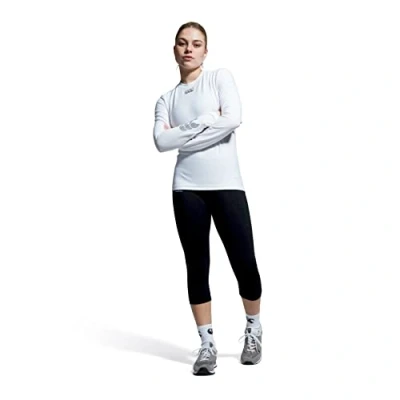 Imagen de Canterbury Thermoreg Base Layer Top de Manga Larga, Donna, Blanco, M