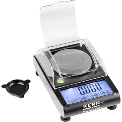Imagen de Kern TGD 50 3C báscula de bolsillo Rango pesaje (máx.) g Legibilidad 0.001 Alimentado por pilas Multicolor