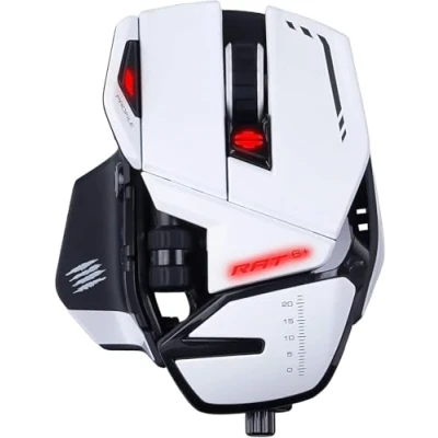 Imagen de Mad Catz MR04DCINWH000 0 R.A.T. 6+ Ratón Gaming Blanco