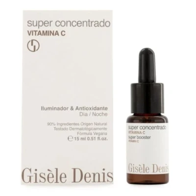Imagen de GISÈLE DENIS Super Concentrado Facial de Vitamina C 15 ml, Efecto Iluminador y Antioxidante, Firmeza Anti Radicales Libres, Cuidado Facial, Aporta Luminosidad, Todo Tipo Piel, Fórmula Vegana