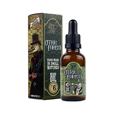 Imagen de HEY JOE Beard Oil Nº6 CITRIC FOREST 30ml Aceite para barba con ARGAN, JOJOBA Y MACADAMIA. Aroma a PINO LIMÓN