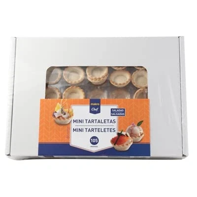 Imagen de Tartaletas y Vol Au Para Sorprender a Tus Invitados, Aperitivos Dulces Salados. Ideal Fiestas, Cumpleaños, Aniversarios Eventos (Chef tartaleta mini salada 105u. (total 1190 g))
