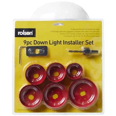 Imagen de Rolson 58143 Accesorio para sierras perforadoras (pack de 9)