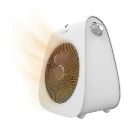 Imagen de Cecotec Calefactor Eléctrico ReadyWarm 2000 Max Force White,Termoventilador W de potencia, 3 modos funcionamiento, 2 niveles 20 m2