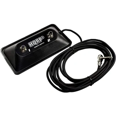 Imagen de HQRP Interruptor de pie multiusos 2 botones compatible con Peavey 03022910 03008010 03330850 repuesto para TransTube Bandit DeltaBlues Supreme Head Ecoustic 112 Mark VIII amperios negro