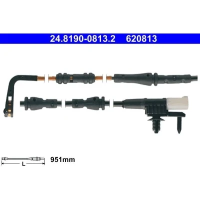 Imagen de ATE 24.8190 0813.2 Sensor de Desgaste Pastillas Frenos LAND ROVER: Range Rover Sport, 4