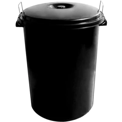 Imagen de Cubo de basura 100L CON asas, ideal para espacios comunitarios, tapa incluida conjunto servido por un único vendedor