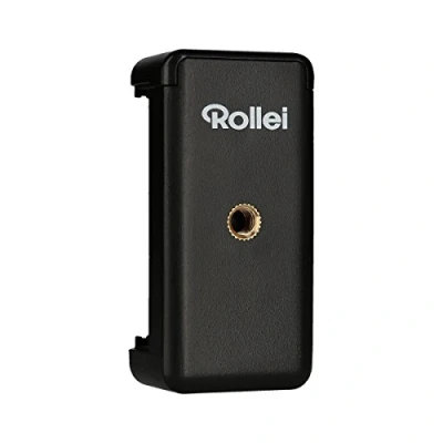 Imagen de Rollei Smartphone Holder Soporte universal para su Adecuado teléfonos inteligentes hasta anchura de 8.5 cm Negro