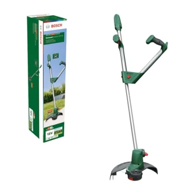 Imagen de Bosch Profesional Home and Garden 06008C1D04 Cortabordes a Batería UniversalGrassCut, sin Batería, Sistema de 18 V, Diámetro Corte: 26 cm, Empuñaduras Ajustables, en Caja