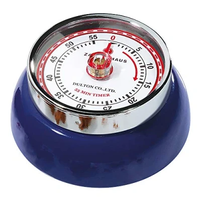 Imagen de Zassenhaus Speed 071832 Temporizador de cocina (metal, 7 x 3 cm), color azul marino