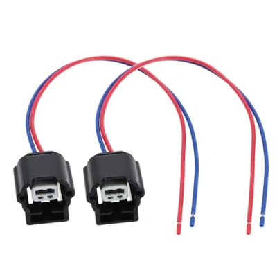 Imagen de OTOTEC 2 conectores de reparación alternador, conector arnés pines, cable del cables PL17 WL2 con 15 cm,