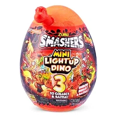 Imagen de ZURU Smashers Series 4 Mini huevo sorpresa de dinosaurio iluminado