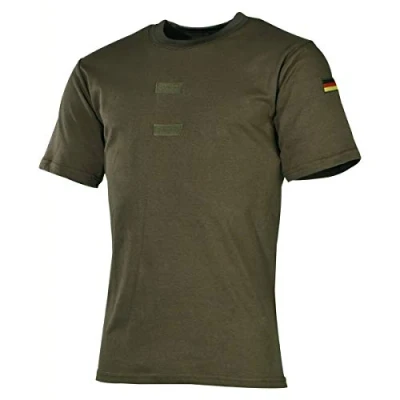 Imagen de MFH Camisa Tropical Bundeswehr con Insignia y Velcro (Oliv/L)