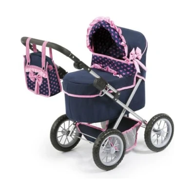 Imagen de Claudio Reig Cochecito Muñecas Bebé Paseo Trendy, Azul, REA13052