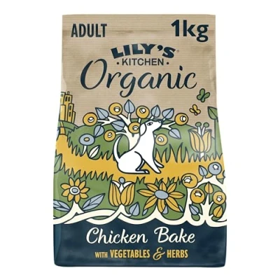 Imagen de Lily&#039;s Kitchen Completo Orgánico Pienso Seco para Perros adultos, con Pollo, 1 kg