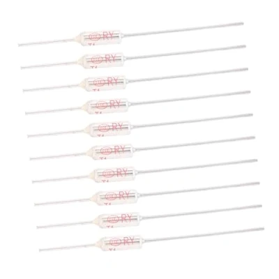 Imagen de Fafeicy 10 piezas TF 115 ℃ Corte de fusible térmico carcasa metálica, 250VAC 10A temperatur, reemplazo ideal para el quemado (115℃)