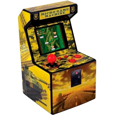 Imagen de ITAL Consola Mini Arcade recreativa portátil con 250 Juegos Perfecta para Regalo de niños y Adultos diseño Retro (Amarillo)